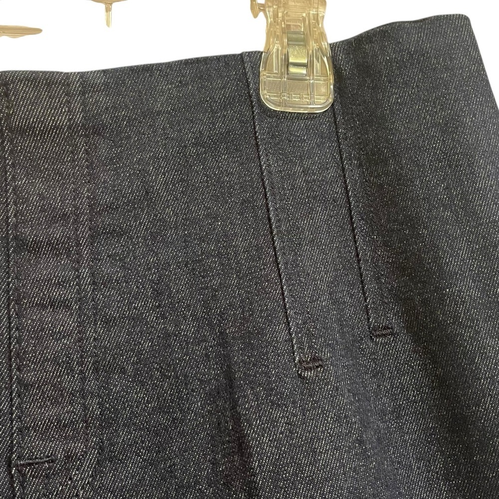 NWT Spanx Everywear Zero Waistband Cropped Wide Leg Jeans Raw Indigo Sz XL Reg - Picture 11 of 13